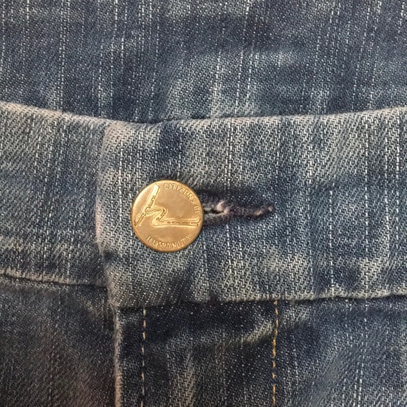 CITIZEN OF HUMANITY Denim LONG SHORTS size 28 - Picture 6 of 8